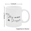 11ozLets Stay in Bed Sign And Snuggle Funny Coffee Mug, Inspirational Coffee Cups, Motivational Gift Ideas, Inspire Gift Exchange Birthday Ideas Made in USA view 3