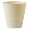 DFDFSFG Trash Can Plastic Trash Can Without LidRound Garbage CanOpen Top Garbage Bin for Living RoomBedroomKitchenHotel Waste Paper Ashbin Wastebasket (Color : Yellow) view 1