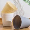 DFDFSFG Trash Can Plastic Trash Can Without LidRound Garbage CanOpen Top Garbage Bin for Living RoomBedroomKitchenHotel Waste Paper Ashbin Wastebasket (Color : Yellow) view 3