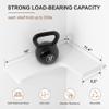 fuqing Corner Floating Shelves, Wall Shelf Set of 3, Shelves for Wall Storage, Solid Wood Shelves for Storage, Wall Mount Wooden Display Shelf for Bathroom Bedroom Kitchen Garage, White view 3