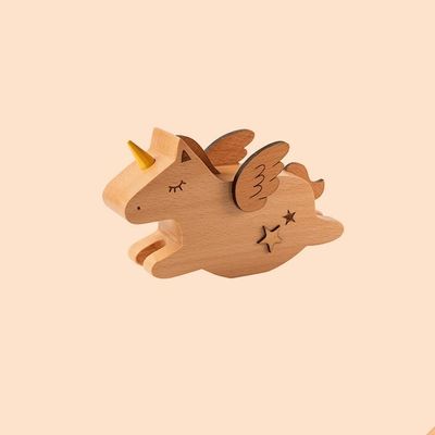 XXZY Classic Portable Music Box Wooden Music Box Cartoon Unicorn Music Boxes Creative Men and Women Birthday Christmas Valentine's Day Gift Gifts for Kids, Family and Friends