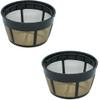 2 Pack GTF-B DCC-3000 for Gold Tone Coffee Filter 8-12 Cup Permanent Basket compatible with Cuisinart DGB-500 DGB-600 view 1