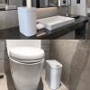 DWLOMHE Plastic Rectangular Trash/Garbage, Home Smart Garbage Bin, 7L Waterproof Automatic Smart Bathroom Garbage Can with Lid, for Bathroom, Bedroom, or Home Office view 3