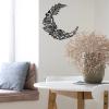 EZ4ENCE Moon Decoration Metal Hanging Wall Art Decor Black Boho Home Decor view 2