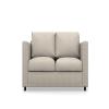 comfortly Sofa Slipcover Replacement Hand Made Compatible with VIMLE 2 Seat Sofa Bed 140cm Mattress - Covers ONLY (Cashmere Blends - Beige) view 1