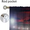 American Football Blackout Curtains for Boy Girl Bedroom Living Room Darkening Decor, Sport Theme Arena Stadium and Sunset Home Rod Pocket Thermal Insulated Window Curtain/Drapes 2 Panel, 63x63 Inch view 4