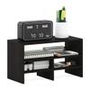 Furinno Hermite Desk Top Organizing Shelf Bookcase, Espresso view 1