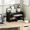 Furinno Hermite Desk Top Organizing Shelf Bookcase, Espresso view 2