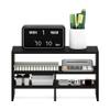 Furinno Hermite Desk Top Organizing Shelf Bookcase, Espresso view 4