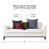 Jeanerlor SureGuard Pillowcase Cousion Cover Decor Cotton Linen with Unique Design to Embellish Study Room/House/Office Set of 2, 20"x20"(50 x 50cm), Silver Grey view 4