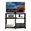 Furinno Romain Turn-N-Tube Stand for TV up to 40 Inch, 40-Inch, Espresso/Black view 3