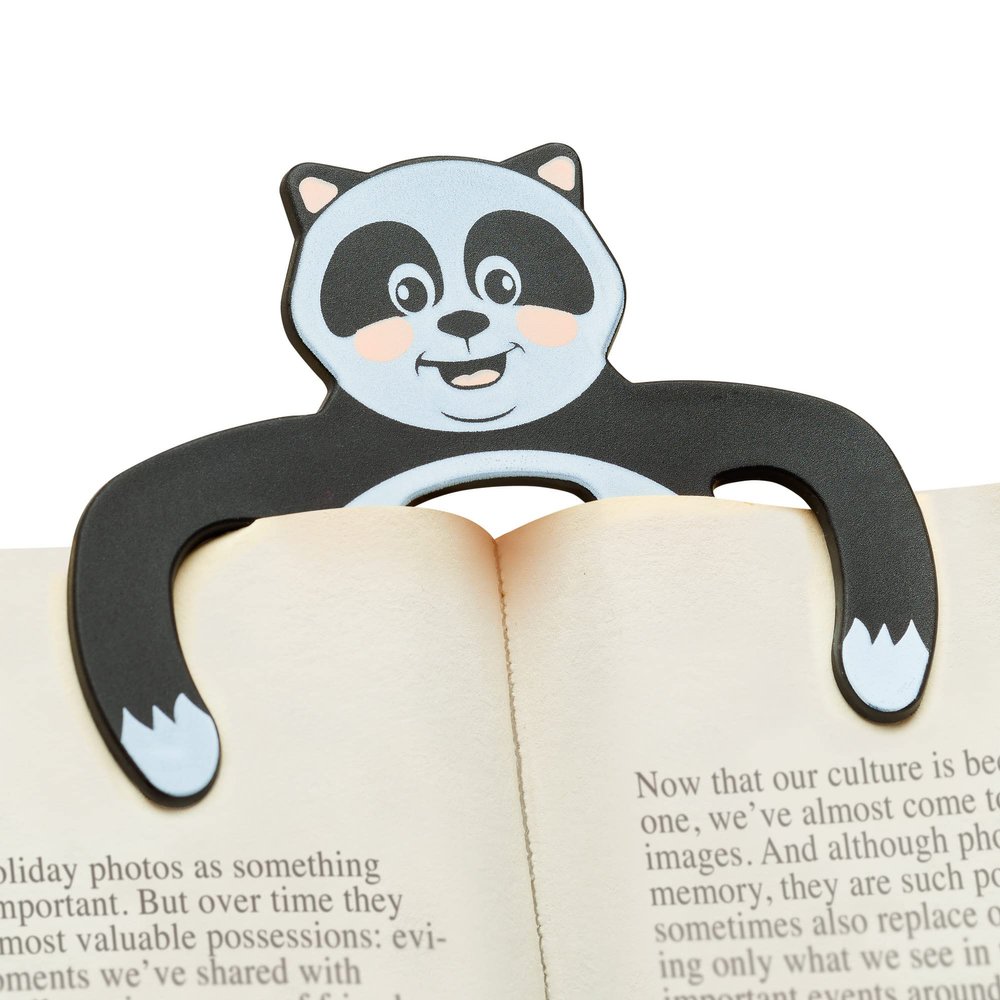 Page Pals Bookmark Bookholder | Page Holder | Music Holder Clip | Music Paper Holder | Magazine, Cookbook | Reading in Bed at Home | Office, Desk, Kitchen Use | Novelty Reading Gift Idea (Panda)