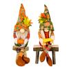 2 Pack Fall Decor Thanksgiving Decorations Harvest Gnome Plush Doll Elf Dwarf Doll Figurine with Maple Leaves Sunflower Autumn Decor for Festival Gifts (Harvest Gnome E) view 1