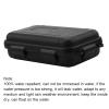 POCREATION Shockproof Storage Container for Outdoor Gear, Lightweight Case for Camping & Hiking, S-Black view 4