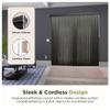 BlindDen - Vinyl Vertical Window Blinds for Home - Vertical Blinds for Sliding Glass Doors - Black Frost, 42" Wide x 60" Long view 2