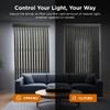 BlindDen - Vinyl Vertical Window Blinds for Home - Vertical Blinds for Sliding Glass Doors - Black Frost, 42" Wide x 60" Long view 4