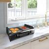 Danby DBSG29412XD11 Smokeless Indoor Grill in Black Advanced Air Circulation Technology Independent on/off and temperatures. view 1