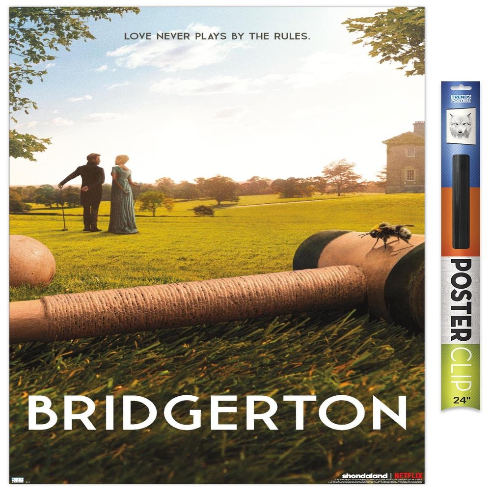 Trends International Netflix Bridgerton: Season 2 - One Sheet Wall Poster, 22.375" x 34", Premium Poster & Clip Bundle