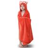 TBEZY Hooded Towel for Kids 100% Cotton Ultra Soft with Unique Animal Design Large for Infants 3-10 Years (Fox) view 1