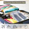 STAYWILD 31 Packs Wine Bottle Travel Protector & Inflatable Bags Airplane,Air Column Bubble Cushion Wrap Pouches for Shipping Packing Transport view 2
