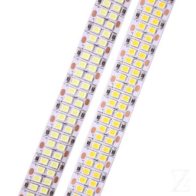 LED Strip Lights, SMD 2835 LED Tape 480leds/m, DC12V 24V 2400LEDs 16.4Ft High Density LED Light Strips Non-Waterproof IP21, Cool White 6500K (Warm White 12V)