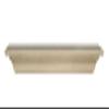 Pearl Mantels ARYB72418 Tasteful and Simple Wood Mantel Shelf, 72", Unfinished view 2