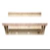 Pearl Mantels ARYB72418 Tasteful and Simple Wood Mantel Shelf, 72", Unfinished view 3