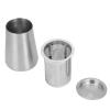 Coffee Sifter, Stainless Steel Fine Mesh Coffee Powder Filter Round Flour Sieve Strainer with Lid Coffee Making Accessory view 1