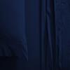 Bed Sheet Set of 5PCs, Navy Blue Solid,King Size, 1 Fitted Sheet (15"-16") Deep Pocket, 1 Flat Sheet, 1 Duvet Cover with Zipper and 2 Pillowcases, Pure Egyptian Cotton, 400 Thread Count. view 4