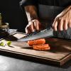 aisyoko Damascus Chef Knife 8 Inch Sharp Kitchen Knife Japan VG-10 Stainless Steel Carbon Ultra Sharp Kitchen Cooking Knife, Ergonomic G10 Handle Deluxe Gift Box view 4