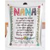 NAZENTI Personalized Nana Blanket Letter Blanket Birthday Gift for Mom Gift for Her Nana Birthday Gift for Mom Grandma Gift for Mimi Nana view 3