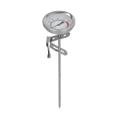 Instant Read Meat Thermometer, Oil Thermometer Deep Fry High Temperature Resistance Cooking Thermometer Stainless Steel for Coffee Drinks BBQ