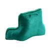 Home Soft Things Solid Faux Fur Green Bed Rest Reading Pillow with Handles, Lounger Backrest Pillow for Sitting in Bed with Arms, 20" x 18" x 17", Arcadia view 2