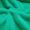 Home Soft Things Solid Faux Fur Green Bed Rest Reading Pillow with Handles, Lounger Backrest Pillow for Sitting in Bed with Arms, 20" x 18" x 17", Arcadia view 4