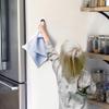 9 Pieces Kitchen Towel Hooks Round Adhesive Dish Towel Hook Premium Chrome Finish & Easy Installation Wall Mount Hand Towel Hook Ideal as Bathroom, Shower or Outdoor Towel Holders view 2
