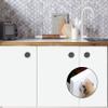 9 Pieces Kitchen Towel Hooks Round Adhesive Dish Towel Hook Premium Chrome Finish & Easy Installation Wall Mount Hand Towel Hook Ideal as Bathroom, Shower or Outdoor Towel Holders view 4