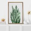 SIGNWIN Framed Canvas Print Wall Art Set Southwest Tropical Desert Striped Snake Plant Floral Botanical Photography Realism Nature Rustic Colorful for Living Room, Bedroom, Office - 16"x24" Natural view 2