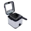 Stainless Steel Deep Fryer for Home 1000W Electric Fryer with Adjustable Temp (176F-374F), 2.64QT Large Capacity, Detachable Basket for French Fries, Fried Chicken, Onion Rings view 2