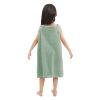 PURFUN Girls Soft Bath Towel Wrap with Cartton Rabbit, Kids Water Absorbent Beach Towel Bathrobes Slip Dress Bathing Shower Cover Up Tube Dress Home Robe view 4