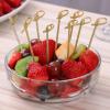 200 PCS Cocktail Picks, 4.7 Inch Toothpicks for Appetizers, Natural Bamboo Knot Skewers, Mini Food Sticks, Fancy Tooth Picks for Drinks,Fruit,Charcuterie,Cocktail Garnish Accessories, Party Supplies view 3