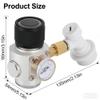 3/8 Inch Mini CO2 Regulator 0-30 PSI with Ball Lock Disconnect - Portable Gas Pressure Regulator for Homebrew Beer Kegging, Soda Maker view 2