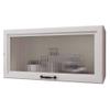 PHSP Wall Cabinet Waterproof Aluminum Alloy Wall Cabinet Kitchen Top Cabinet Flip Door Hanging Cabinet Bathroom Locker Living Room Bedroom Study Wall Cabinet (Color : WhiteA, Size : 60 * 30 * 24cm) view 1