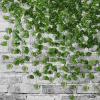 QIAOH Artificial Ivy Vines 24 Pack, Fake Ivy Leaves Artificial Ivy, Artificial Ivy Garland, Ivy Wall Decor, Ivy Garland Greenery Vines for Bedroom Decor Ivy Vines for Room Wall Decor view 3