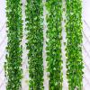 QIAOH Artificial Ivy Vines 24 Pack, Fake Ivy Leaves Artificial Ivy, Artificial Ivy Garland, Ivy Wall Decor, Ivy Garland Greenery Vines for Bedroom Decor Ivy Vines for Room Wall Decor view 4