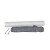 30Ft Grey with Zip Tie Hose Sock with Tube For Replacement Part For Fit All Vacuum Cleaner # compare to part 06-1003-02 view 1