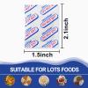 auhanth 100 Packs 300CC Oxygen Absorbers (10 Packs of 10), Food Grade Oxygen Absorbers for Long Term Food Storage in Vacuum Bag, Applicable to Mason Jars, Vacuum Storage Bags view 2