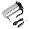12V 750ml Stainless Steel Electric Car Kettle Heating Cup Coffee Mug Travel Water Bottle with DC12V Charger for Tea Coffee Milk Making, Car Water Heater, Car Water Heater, 12V 750ml Stainless Ste view 1