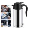 12V 750ml Stainless Steel Electric Car Kettle Heating Cup Coffee Mug Travel Water Bottle with DC12V Charger for Tea Coffee Milk Making, Car Water Heater, Car Water Heater, 12V 750ml Stainless Ste view 3