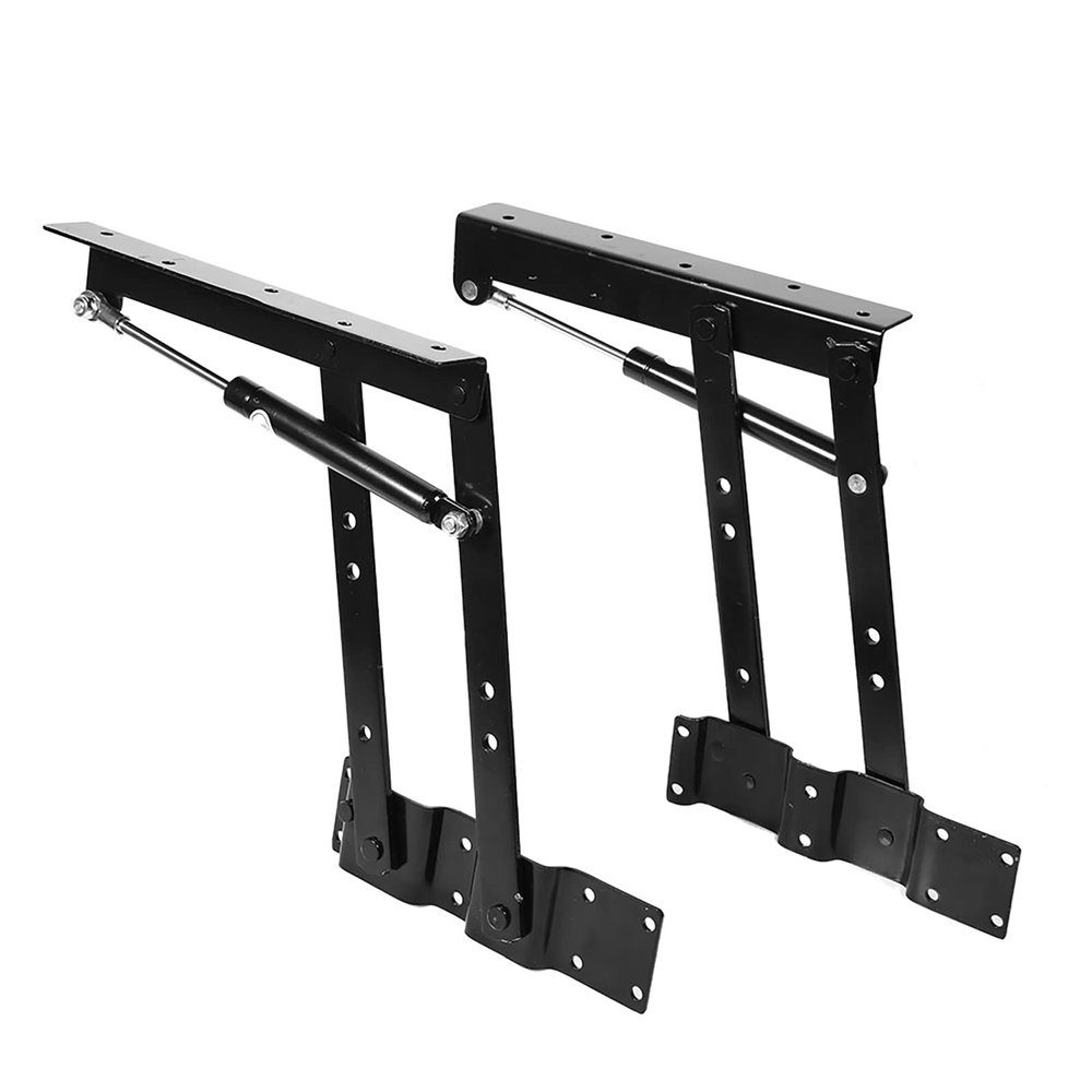 2pcs Heavy Duty Steel Practical Lifts Up Coffee Table Mechanism Hardware Top Lifting Frame Furniture Tea Coffee Table Furniture Accessories, Folding Lifts up Top Table Mechanism, Folding Lifts up to