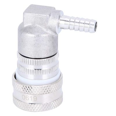 EVTSCAN Homebrew Beer Stainless Steel Ball Lock Beer Keg Coupler Gas Quick Connector Dispenser